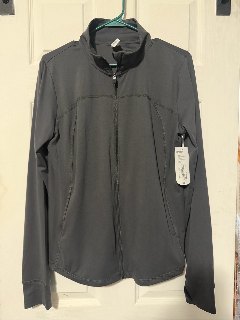 Xersion Women's Charcoal Full-Zip Training Jacket